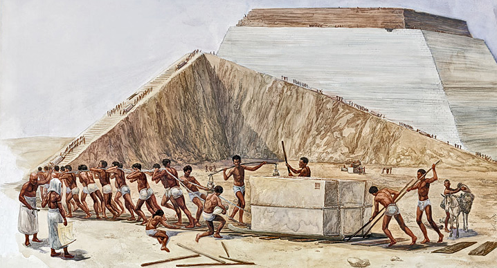 A Day in the life of the pyramid builders in Ancient Egypt