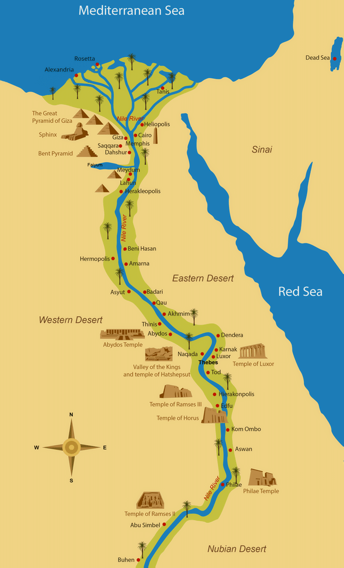 Map Of Ancient Egypt Pdf