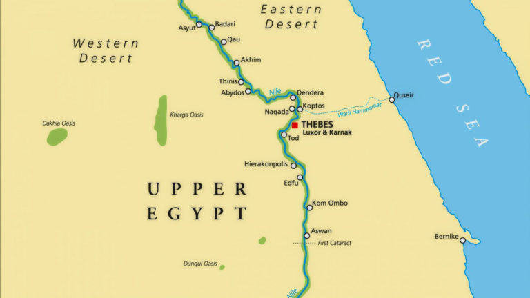 Ancient Egypt Map: Ancient Egyptian Cities That Still Alive
