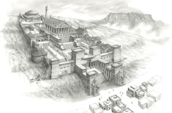 Who destroyed the Library of Alexandria?