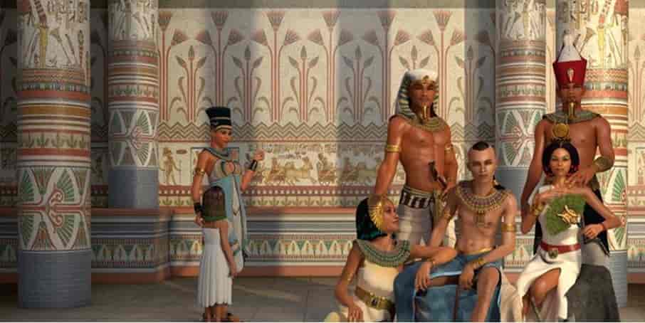 The royal family in ancient Egypt