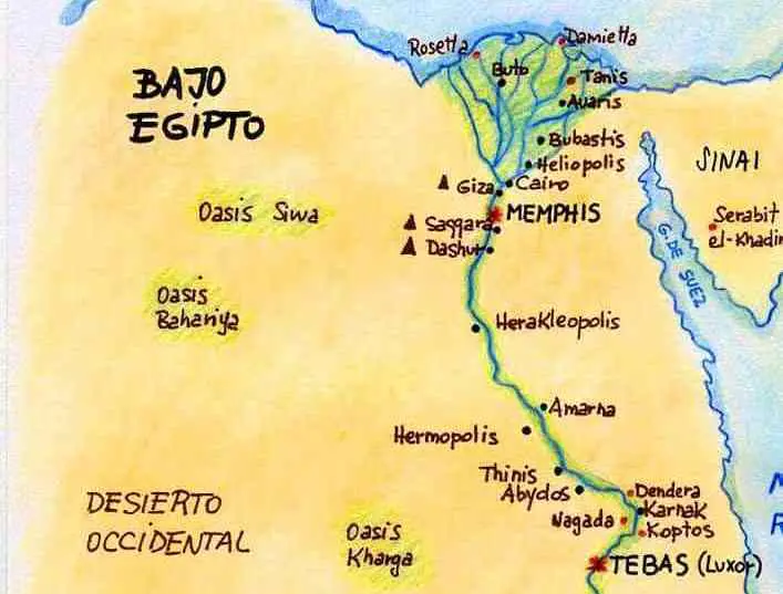 Ancient-cities-of-Egypt-map.-Lower-Egypt