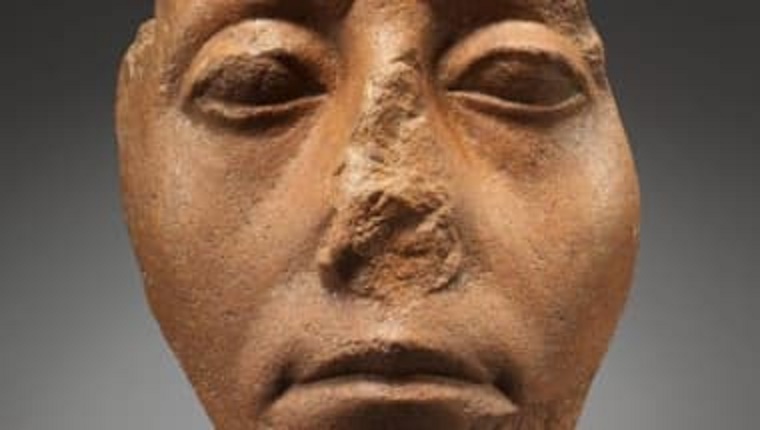 Why do Egyptian statues have broken noses?