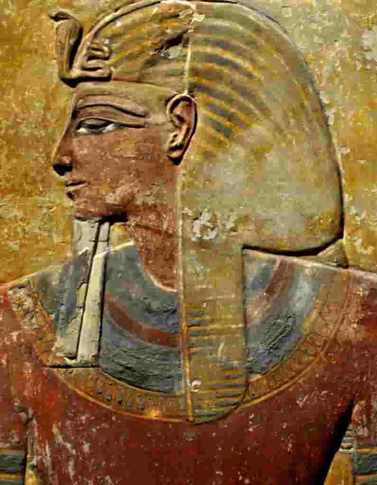 Pharaoh Seti I, father of Ramses II