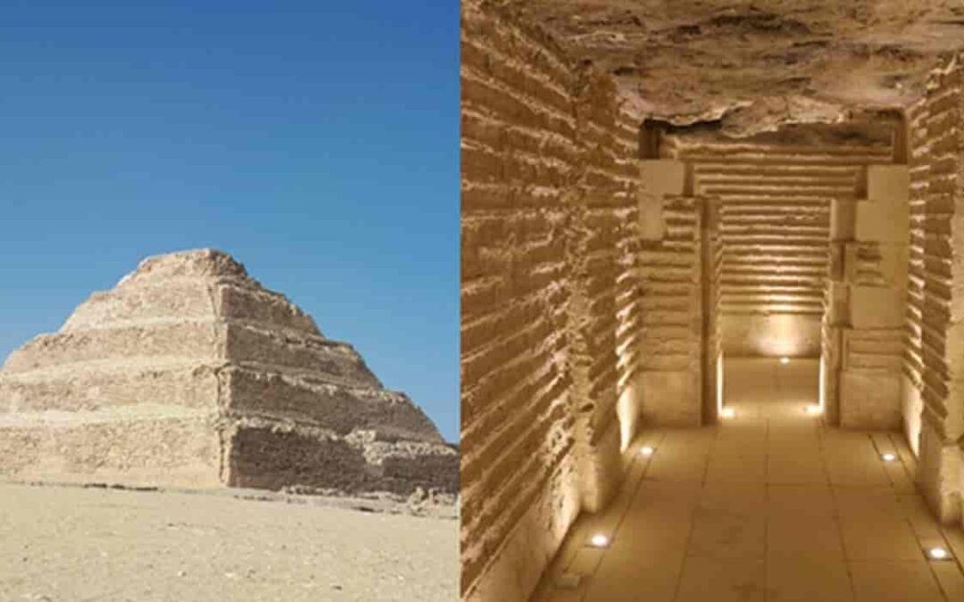 The Magnificent Step Pyramid of Djoser in Saqqara