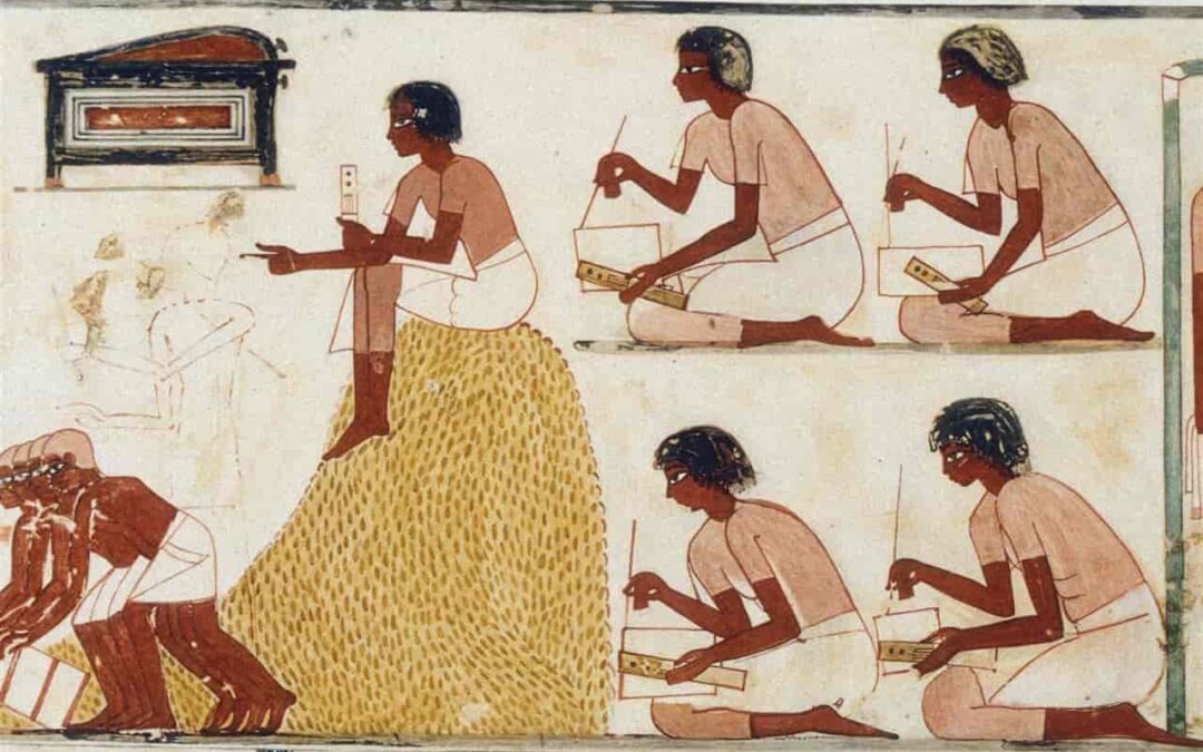 egyptian scribes