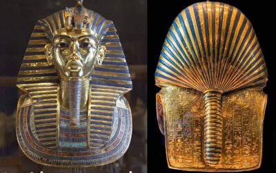 What does Tutankhamun’s death mask represent?