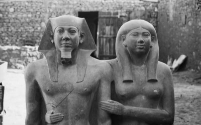 Statue of King Menkaure and his queen