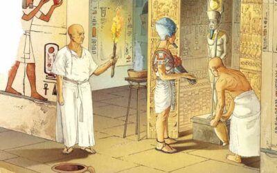 What was life like for a priest in ancient Egypt?