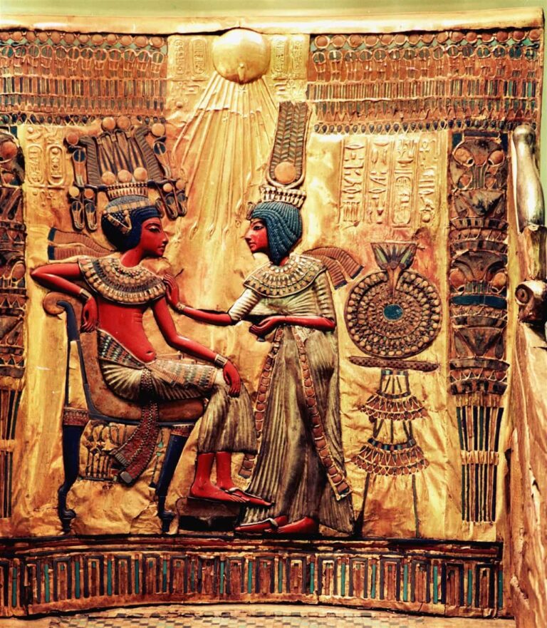 The Golden Throne of Tutankhamun