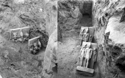 The Buried Statues of Pharaoh Menkaure in Giza