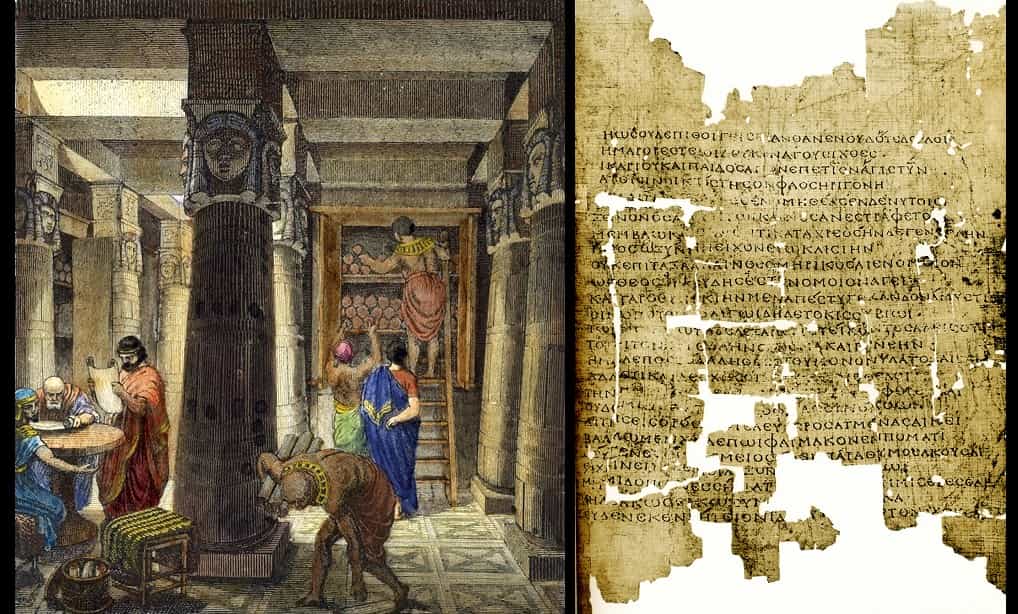 Origins and Acquisition of the Books in the Library of Alexandria